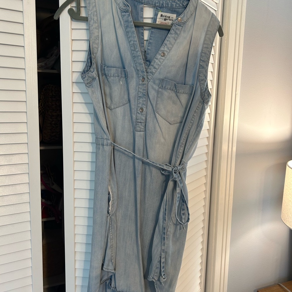 Denim Sleeveless Dress